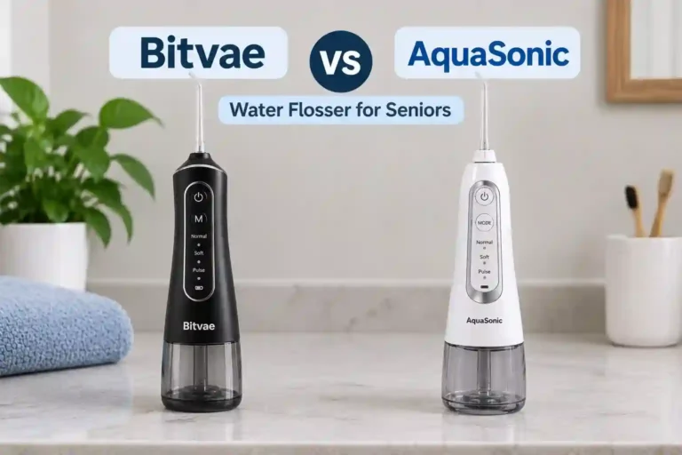 Bitvae vs Aquasonic Water Flosser for Seniors