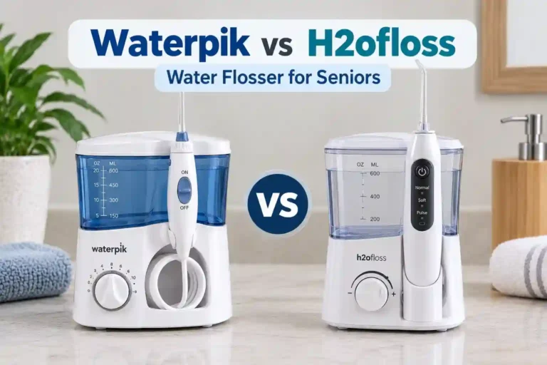 Waterpik vs H2ofloss Water Flosser for Seniors