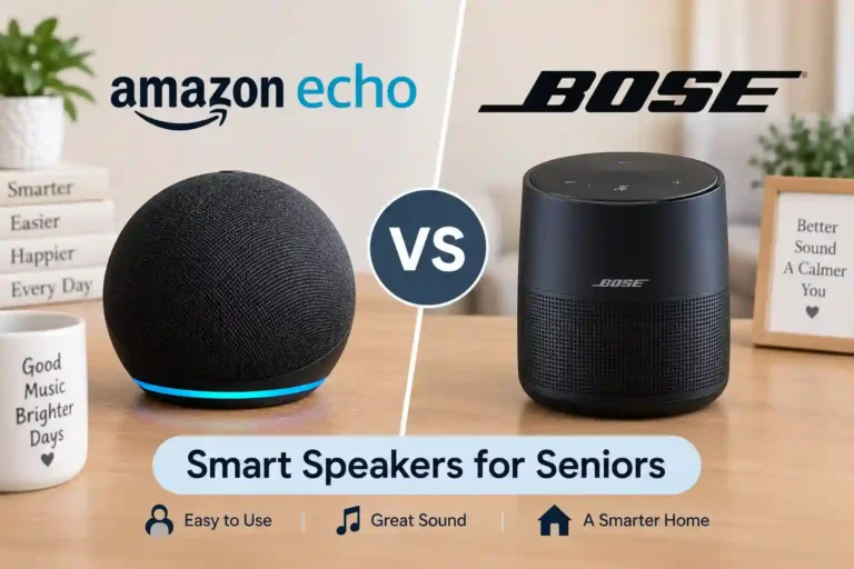 Amazon Echo vs Bose Smart Speaker for Seniors