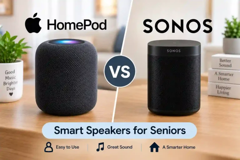 Apple HomePod vs Sonos Smart Speaker for Seniors