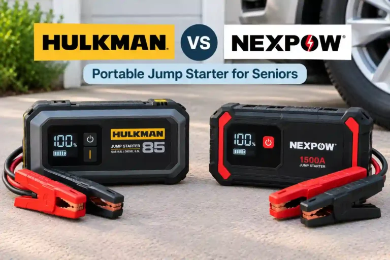 Clore Automotive vs Nexpow Portable Jump Starter for Seniors