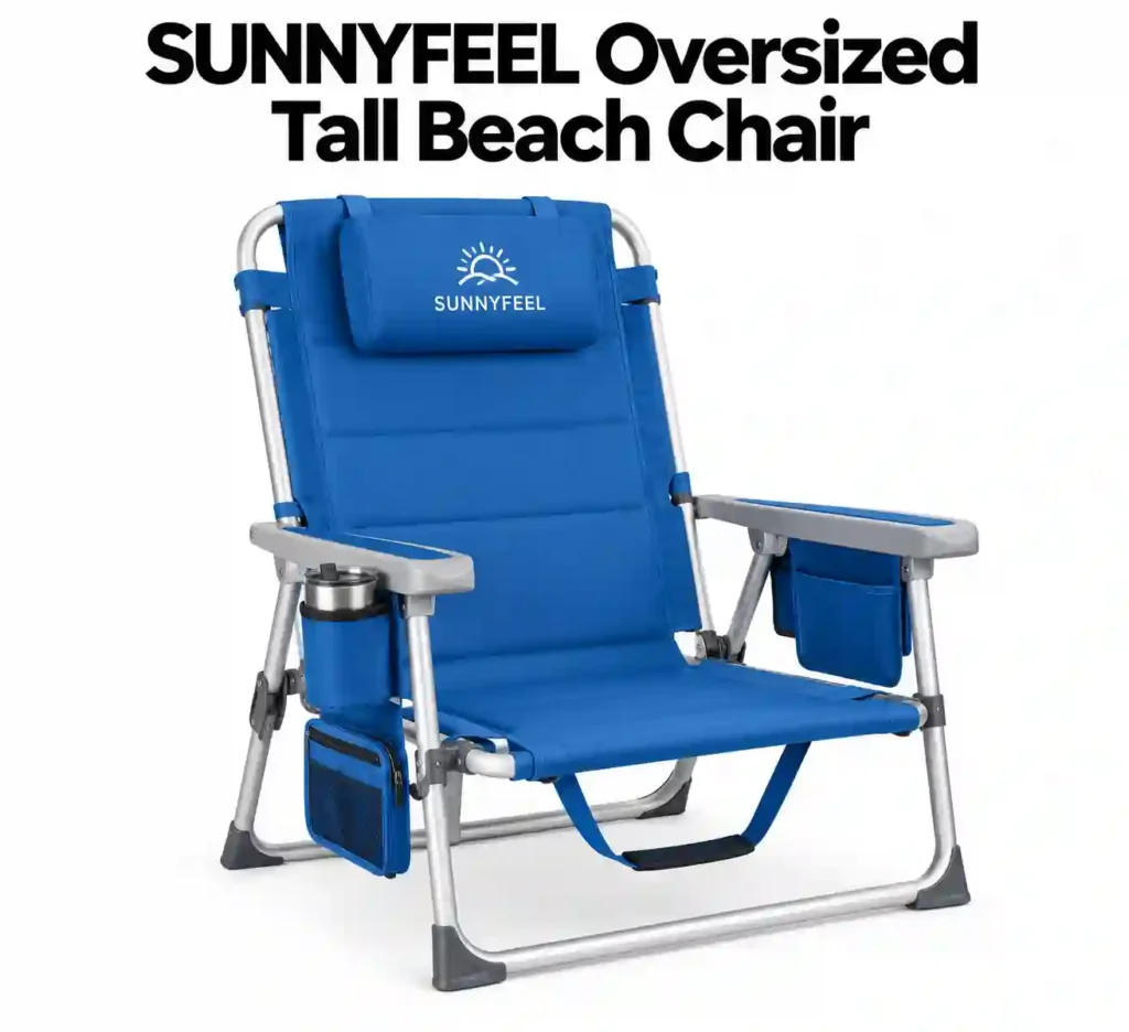 SUNNYFEEL Oversized Tall Beach Chair