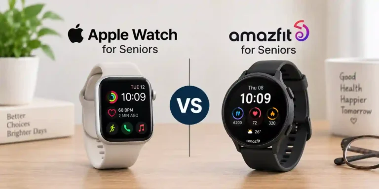 Apple Watch vs Amazfit Smartwatch for Seniors
