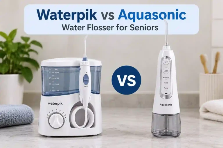 Waterpik vs Aquasonic Water Flosser for Seniors