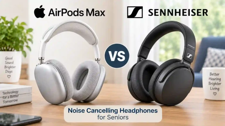 Apple AirPods Max vs Sennheiser Noise Cancelling Headphones for Seniors