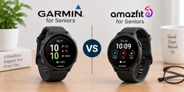 Garmin vs Amazfit Smartwatch for Seniors