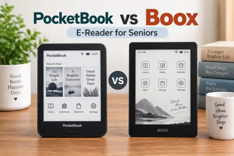 PocketBook vs Boox E-Reader for Seniors