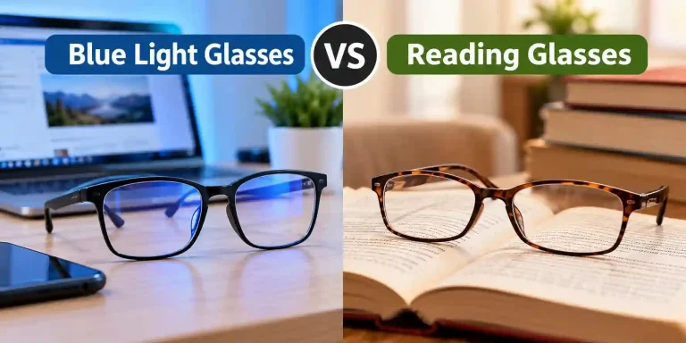 Blue Light Glasses vs Reading Glasses
