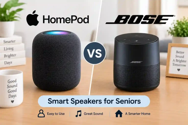 Apple HomePod vs Bose Smart Speaker for Seniors