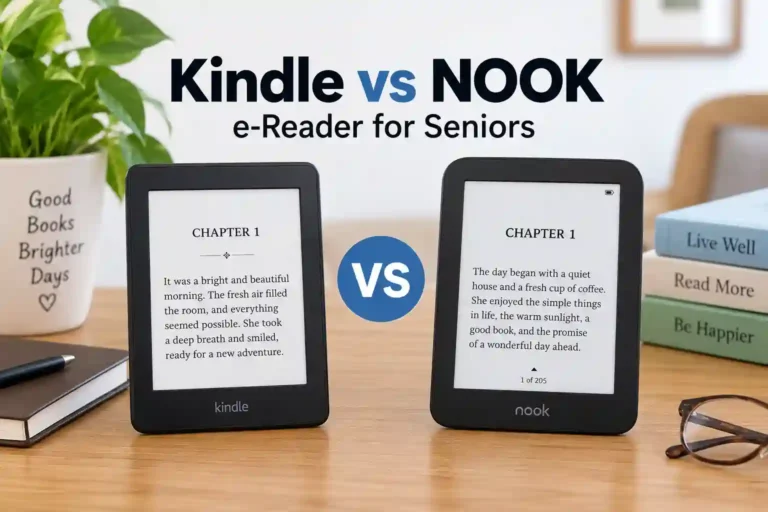 Kindle vs NOOK E-Reader for Seniors