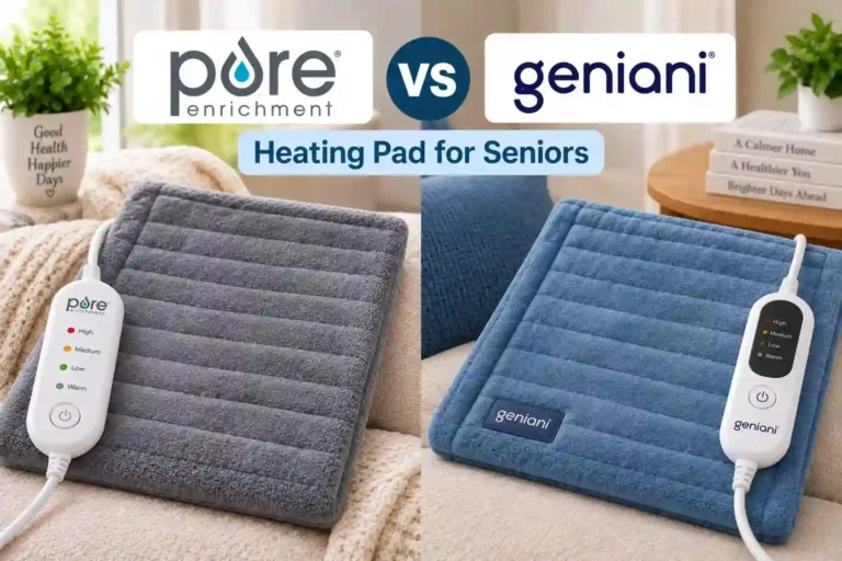 Pure Enrichment vs Geniani Heating Pad for Seniors