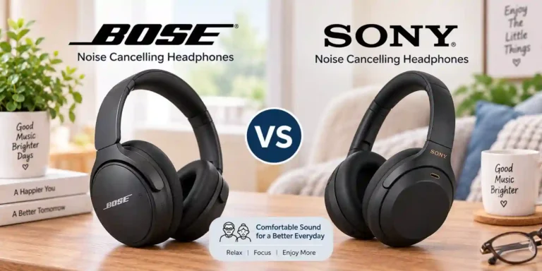 Bose vs Sony Noise Cancelling Headphones for Seniors