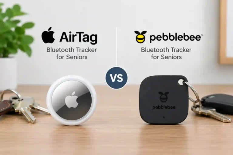 Apple AirTag vs Pebblebee Bluetooth Tracker for Seniors