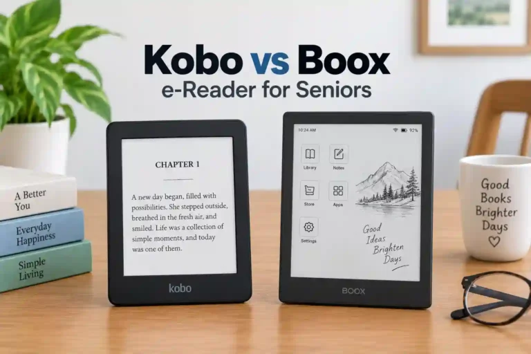Kobo vs Boox E-Reader for Seniors