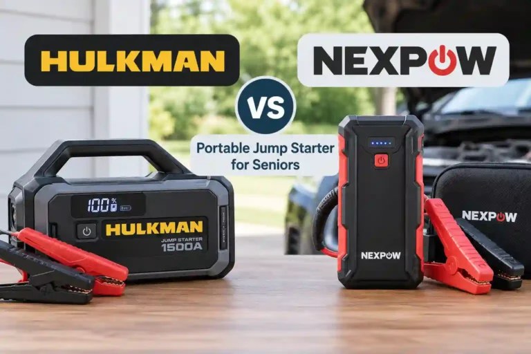 Hulkman vs Nexpow Portable Jump Starter for Seniors