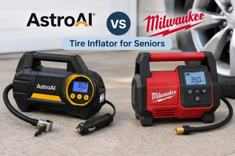 AstroAI vs Milwaukee Tire Inflator for Seniors