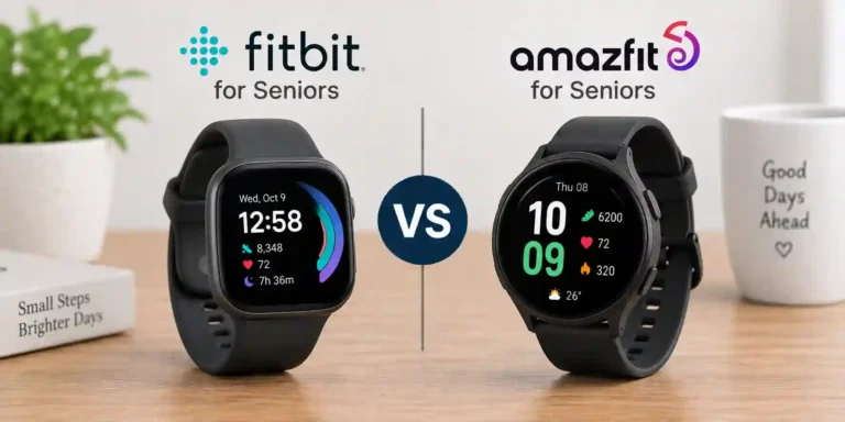 Fitbit vs Amazfit Smartwatch for Seniors