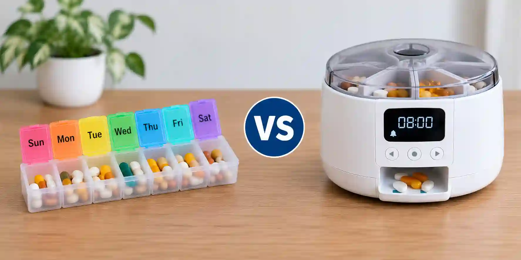 Pill Organizer vs Pill Dispenser