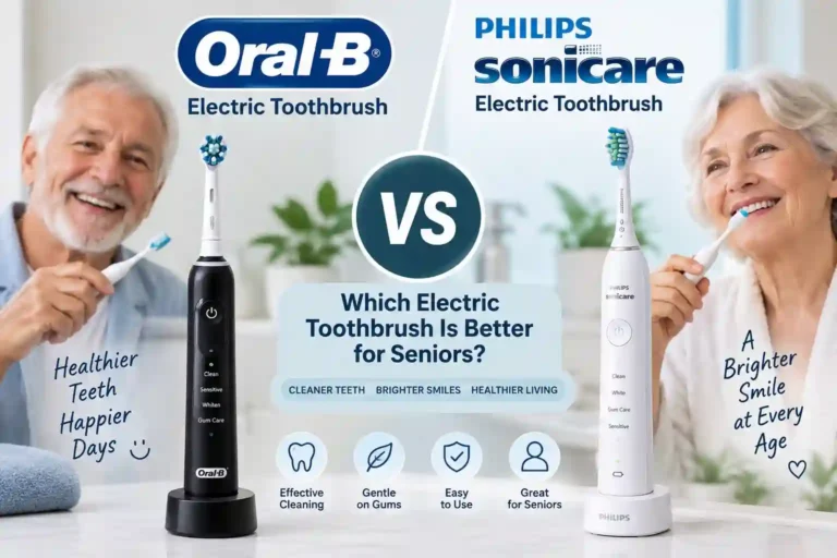 Oral-B vs Philips Sonicare Electric Toothbrush for Seniors