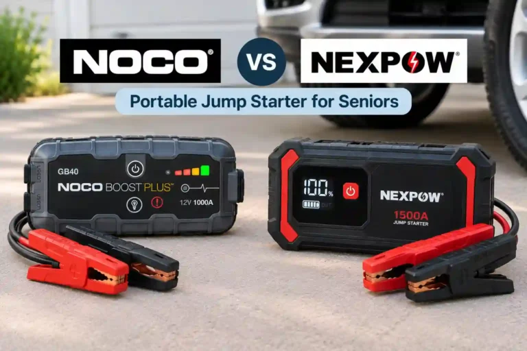 NOCO vs Nexpow Portable Jump Starter for Seniors