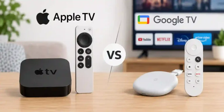 Apple TV vs Google TV Streaming Device for Seniors
