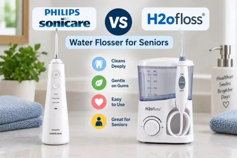 Philips Sonicare vs H2ofloss Water Flosser for Seniors
