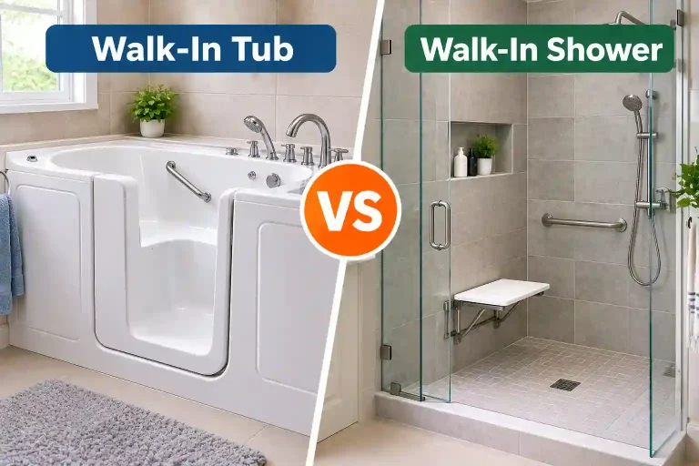 Walk-In Tub vs Walk-In Shower