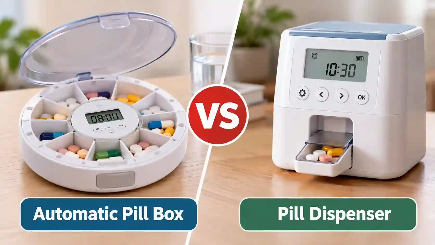 Automatic Pill Box vs Pill Dispenser