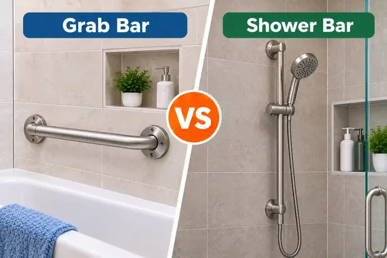 Grab Bar vs Shower Bar