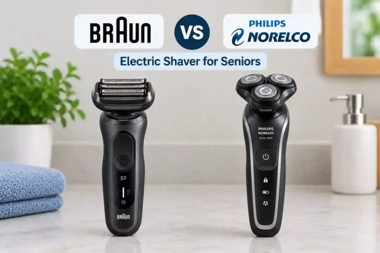 Braun vs Philips Norelco Electric Shaver for Seniors