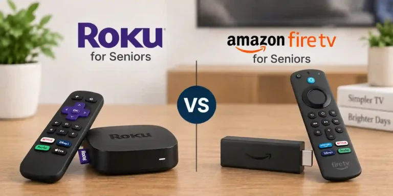 Roku vs Amazon Fire TV Streaming Device for Seniors