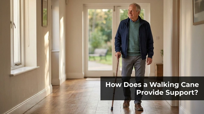 How Does a Walking Cane Provide Support