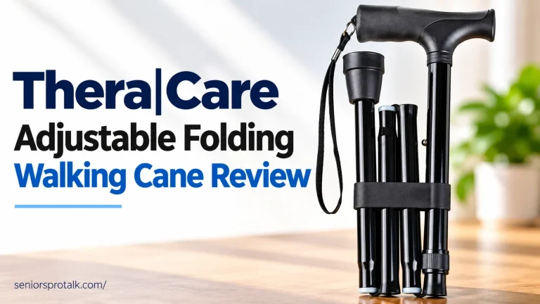 TheraCare Adjustable Folding Walking Cane