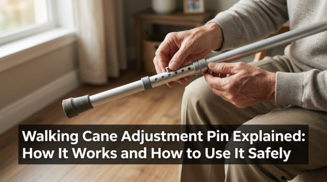 Walking Cane Adjustment Pin Explained