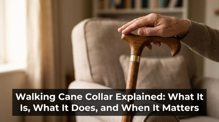 Walking Cane Collar Explained Parts & Purpose