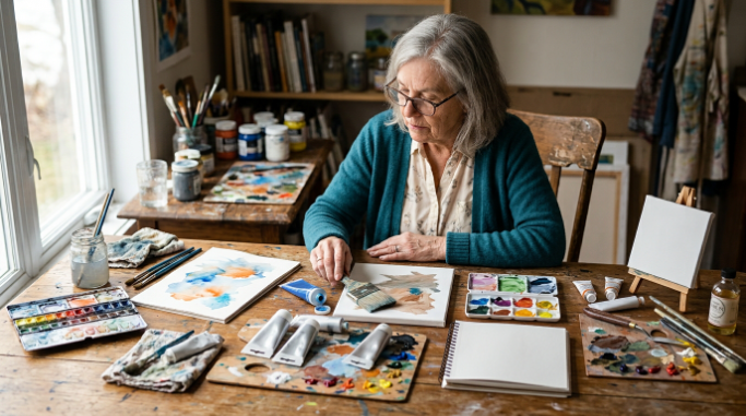 Which Type of Painting Is Easiest for Seniors