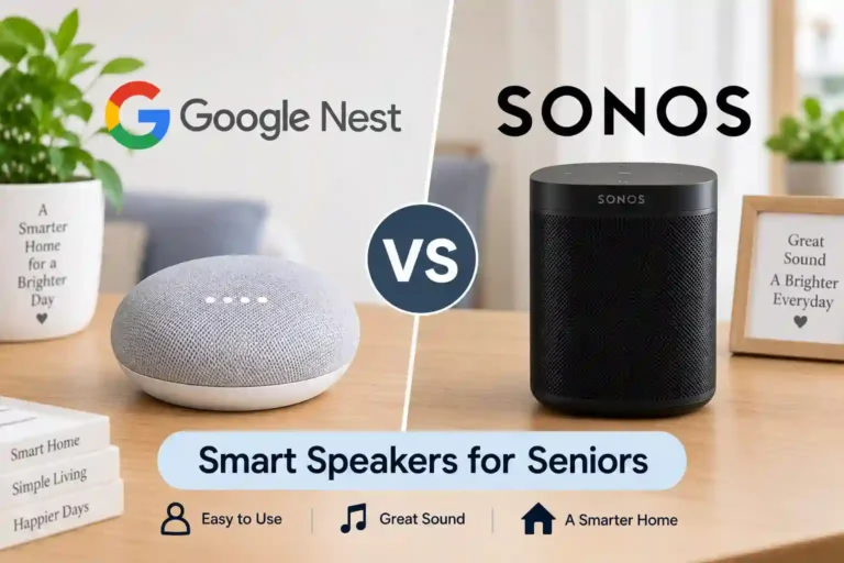 Google Nest vs Bose Smart Speaker for Seniors