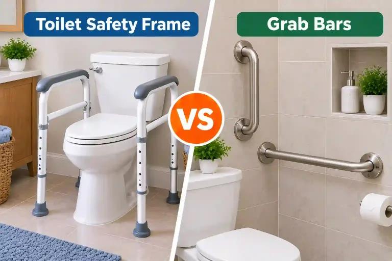Toilet Safety Frame vs Grab Bars