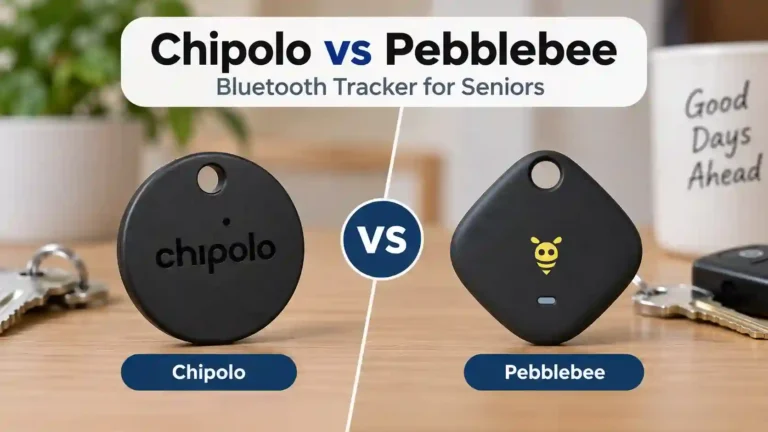 Chipolo vs Pebblebee Bluetooth Tracker for Seniors