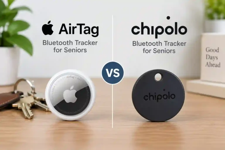 Apple AirTag vs Chipolo Bluetooth Tracker for Seniors