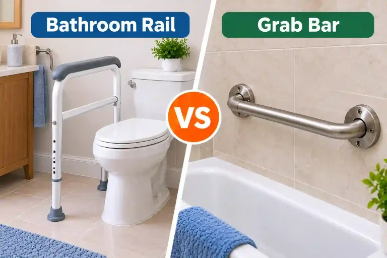 Bathroom Rail vs Grab Bar