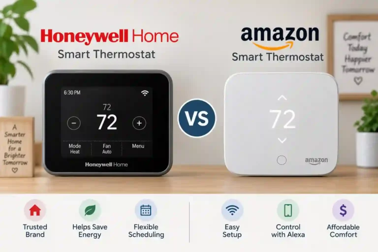 Honeywell Home vs Amazon Smart Thermostat Smart Thermostat for Seniors