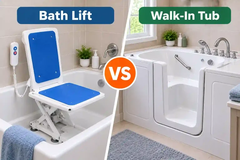 Bath Lift vs Walk-In Tub
