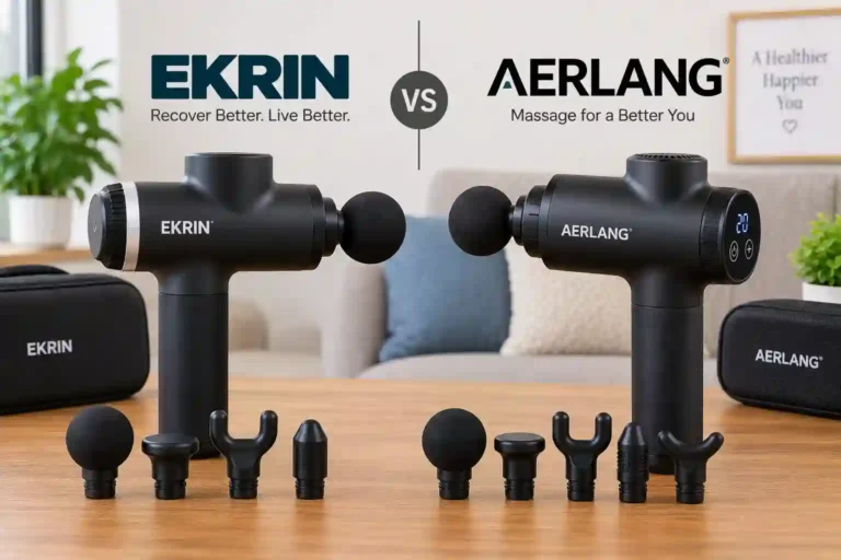 Ekrin vs AERLANG Massage Gun for Seniors
