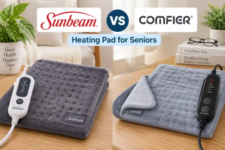 Sunbeam vs Comfier Heating Pad for Seniors