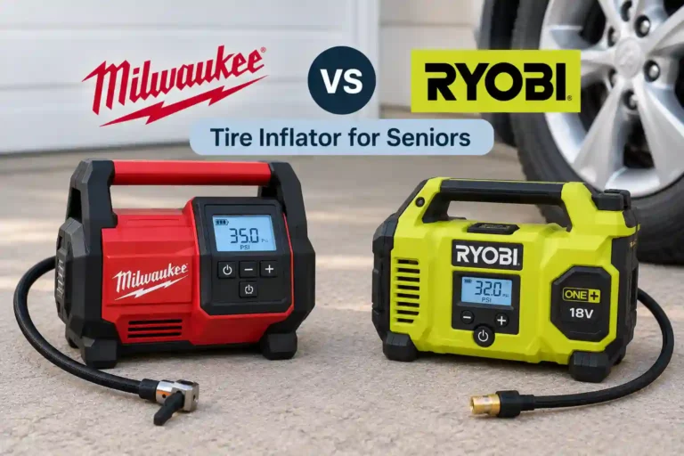 Milwaukee vs Ryobi Tire Inflator for Seniors