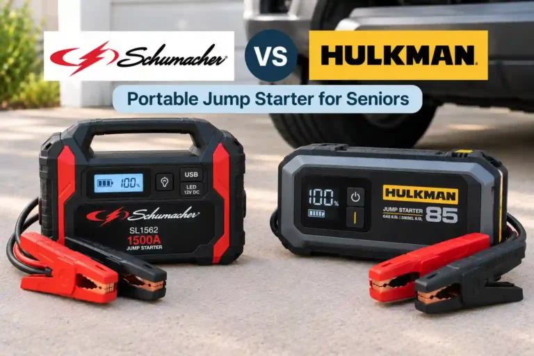 Schumacher vs Hulkman Portable Jump Starter for Seniors