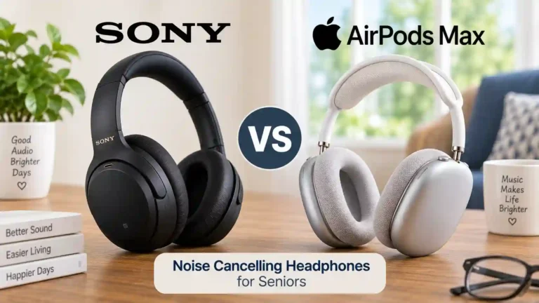 Sony vs Apple AirPods Max Noise Cancelling Headphones for Seniors
