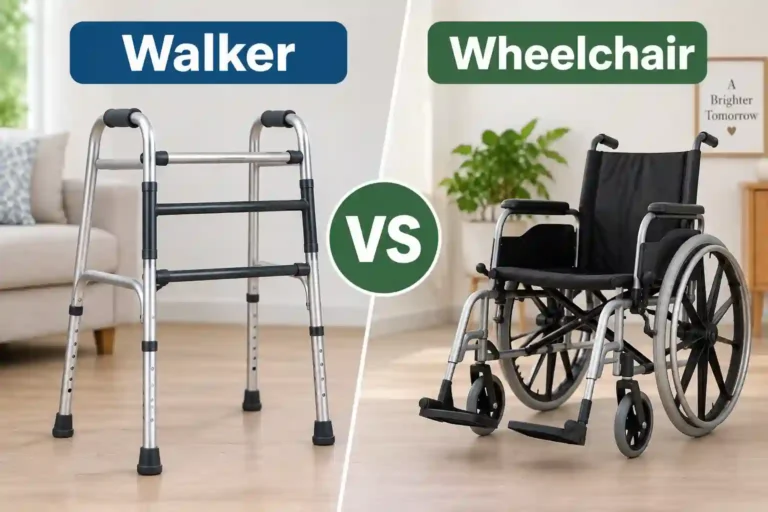 Walker vs Wheelchair