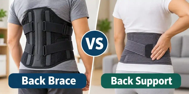 Back Brace vs Back Support